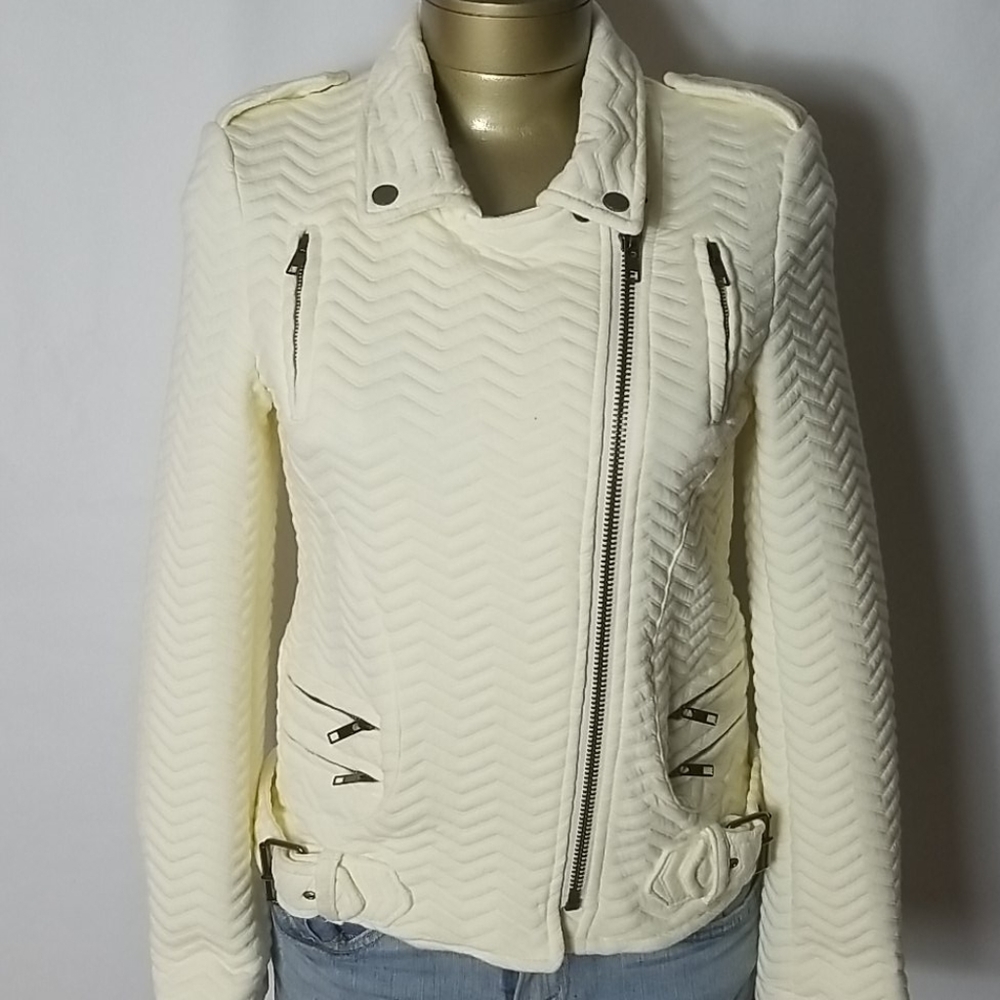CARAPACE CREAM WAIST JACKET